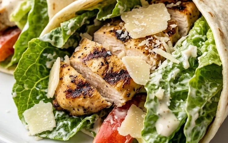 Chicken Caesar Wraps