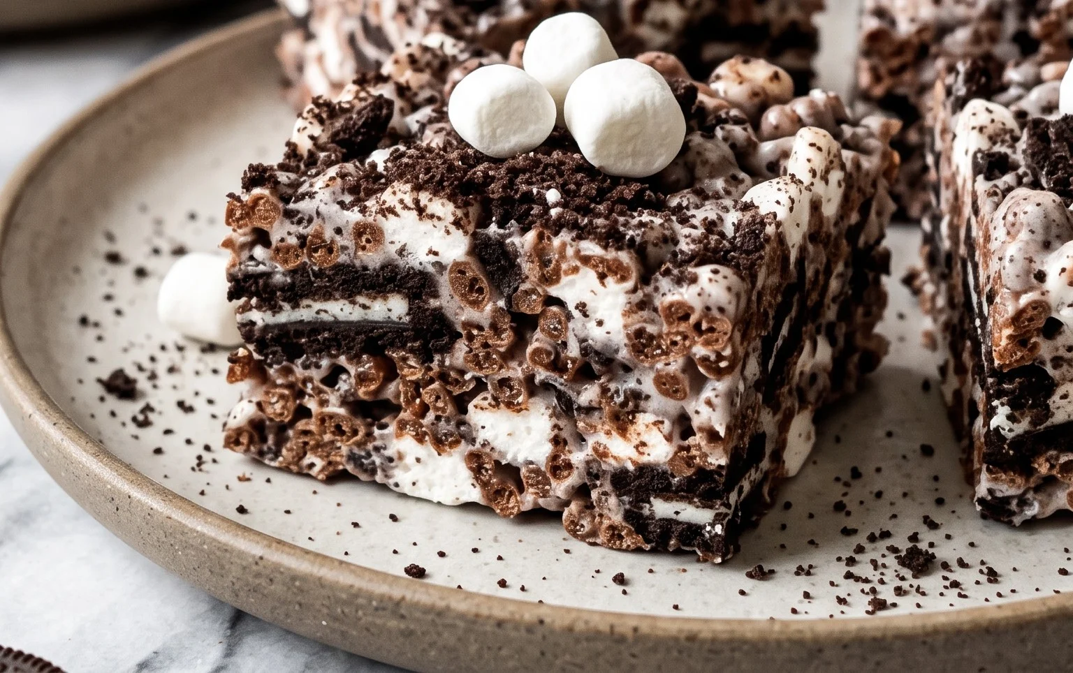 Oreo Rice Krispie Treats