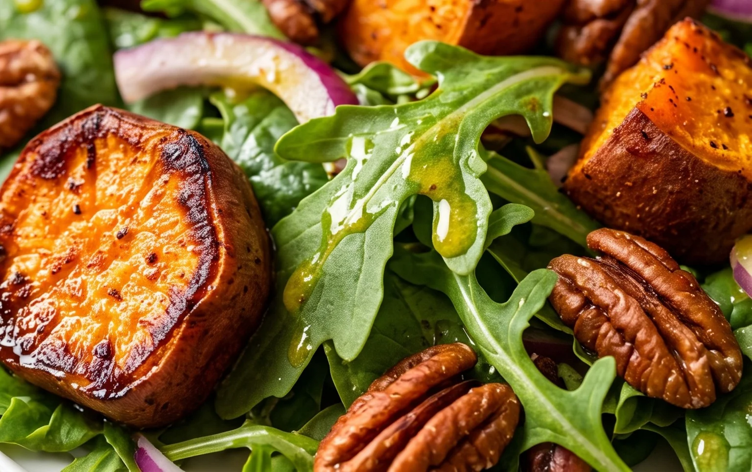 Spiced Sweet Potato Salad with Lemon Vinaigrette